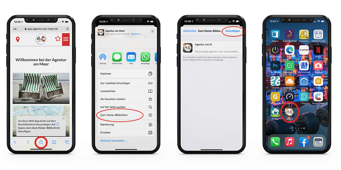App Agentur am Meer
